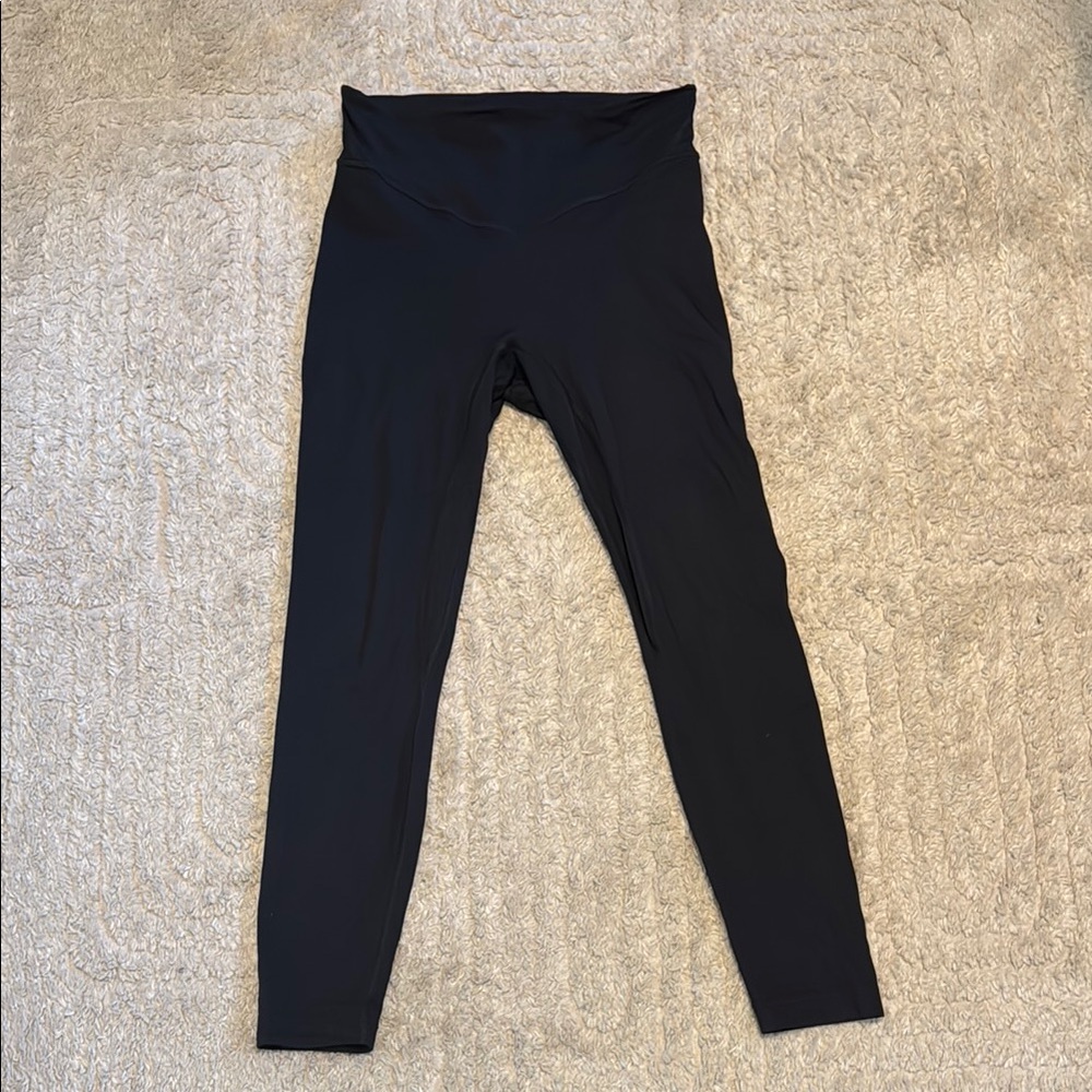 Lululemon no front seam black 25” legging